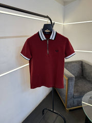 Fredperry red imported embroidery polo tshirt black salw