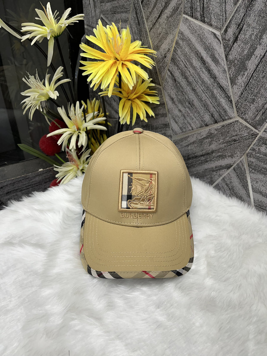 Burberry_Equestrian_Knight_Beige_Monogram_Premium_Unisex_Cap_(With_Safety_Box)
