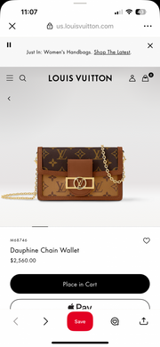 Louis Vuitton_Dauphine_Chain_Wallet_With_OriginalBox