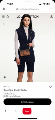 Louis Vuitton_Dauphine_Chain_Wallet_With_OriginalBox
