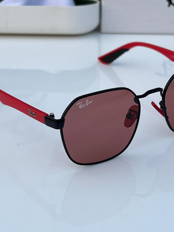 Rey ban_406_black_red