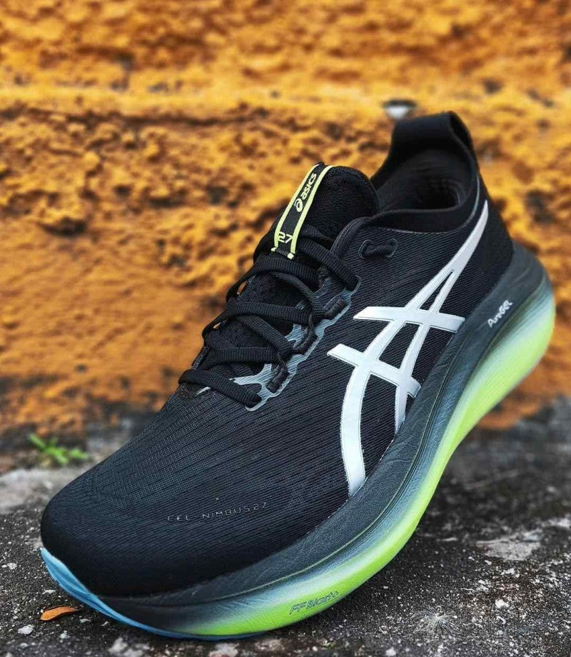 Asiccss. Gel Nimbus 27 Black Neon Green