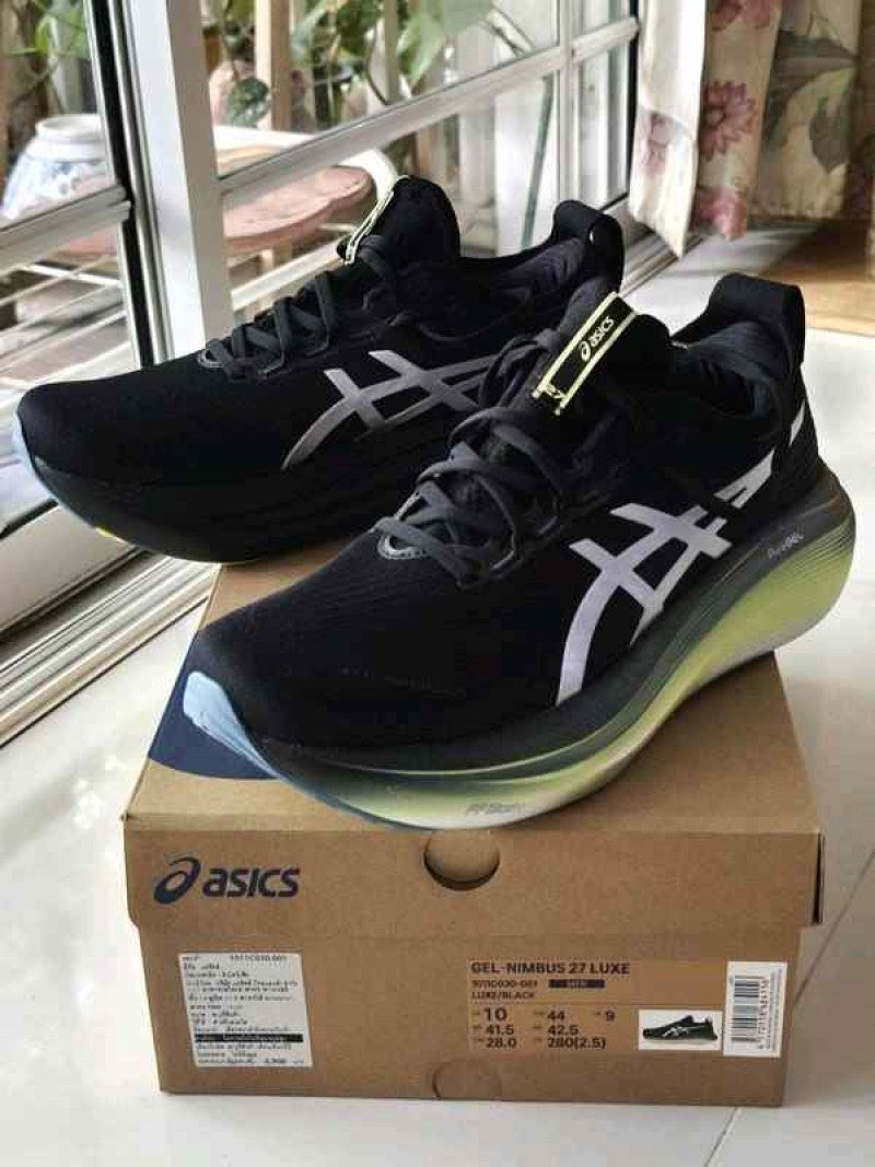 Asiccss. Gel Nimbus 27 Black Neon Green
