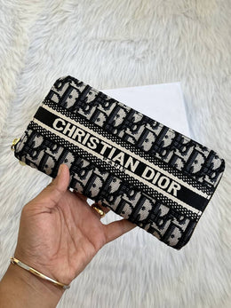 Dior_94_Black_Long_Zippy_Wallet_With_OriginalBox