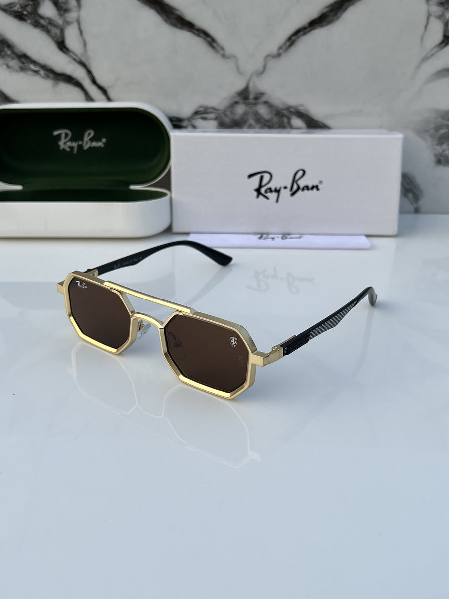 Rey ban_418_gold_brown