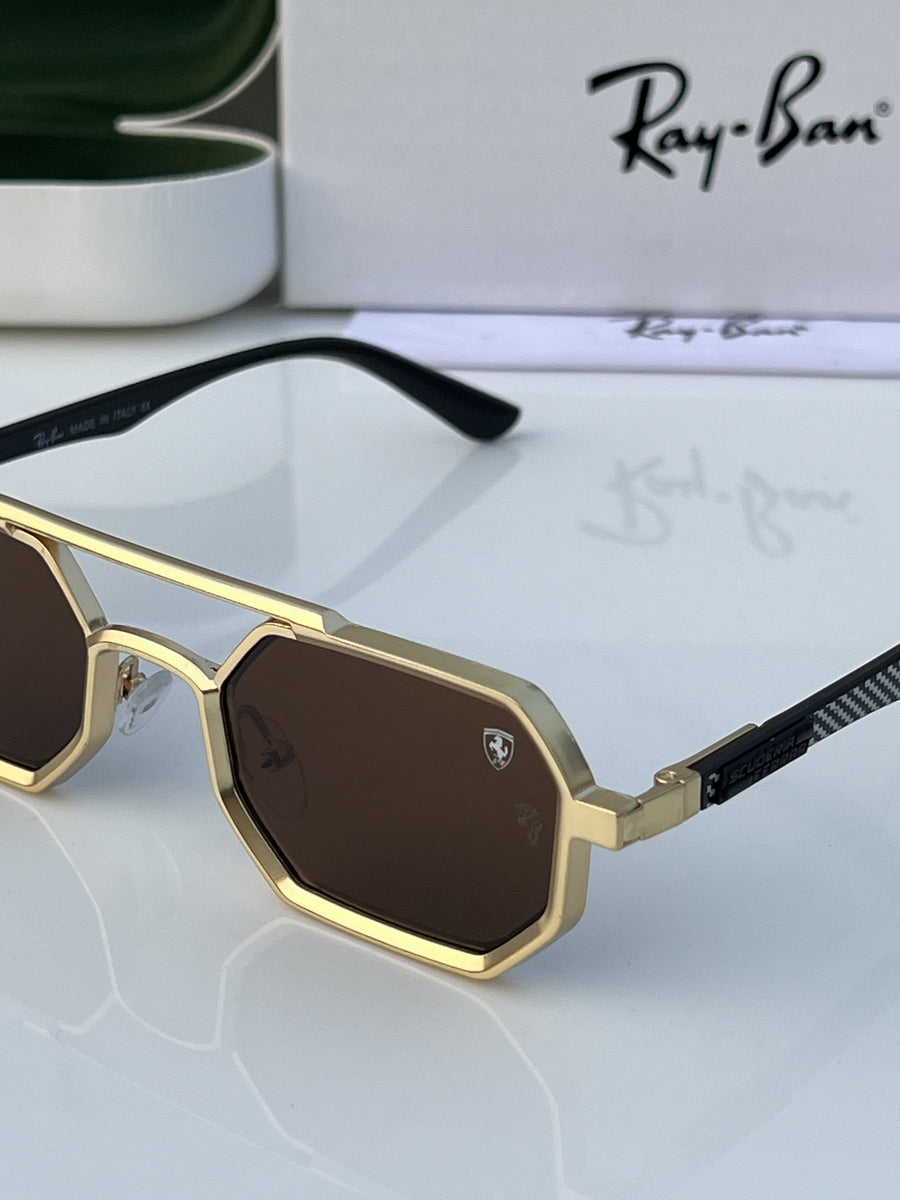 Rey ban_418_gold_brown