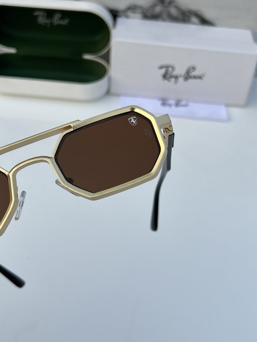 Rey ban_418_gold_brown