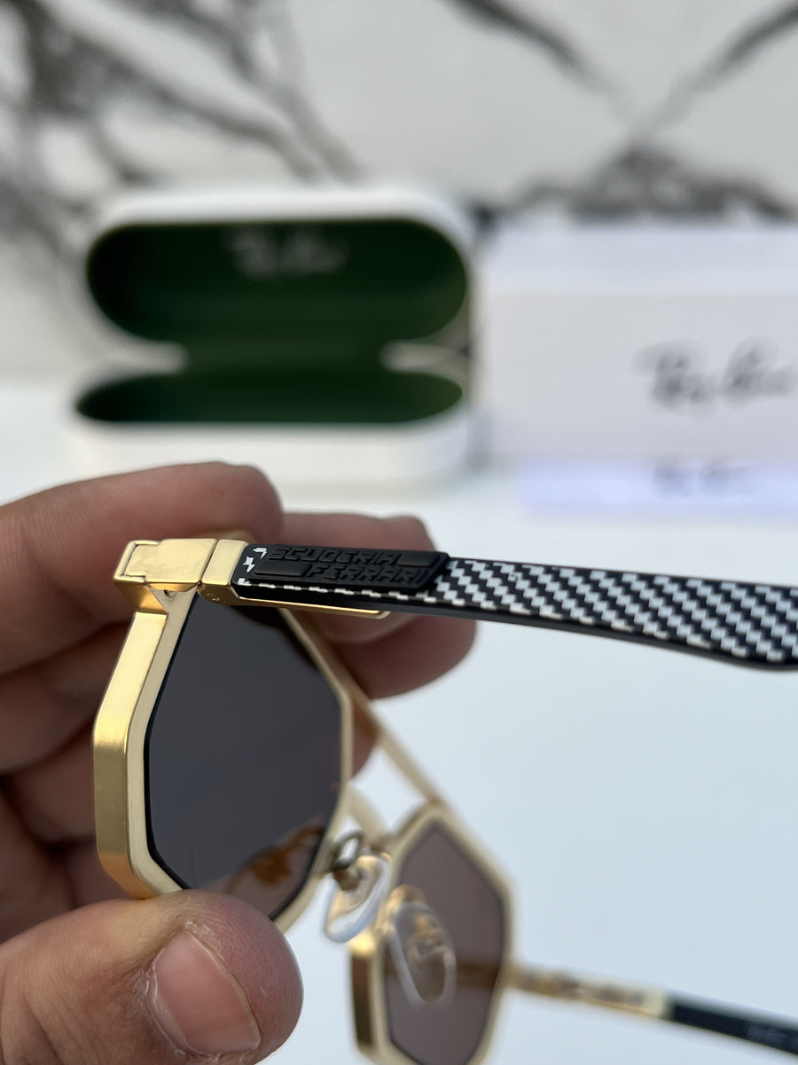 Rey ban_418_gold_brown