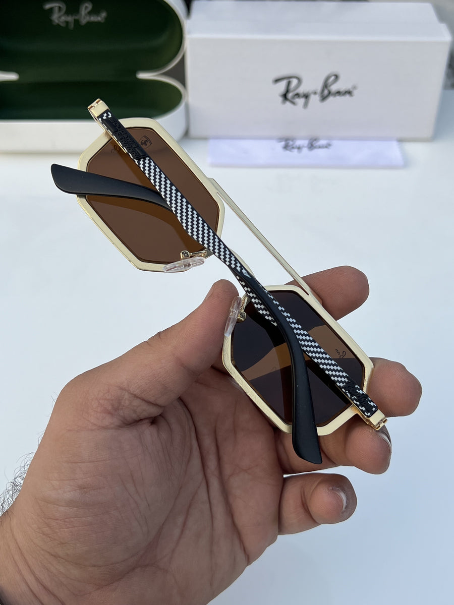 Rey ban_418_gold_brown