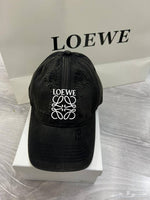 Loewe Denim Washed Black Premium Unisex Cap With Safety Box