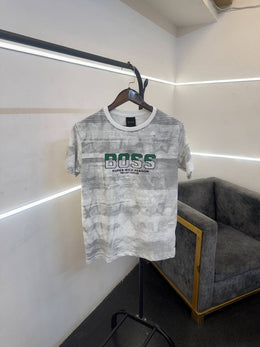 Hugoo boss turkey imported round neck tshirt white