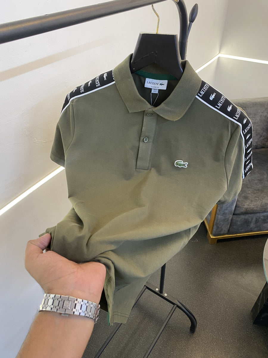 Lacoste imported polo tshirt olive sale