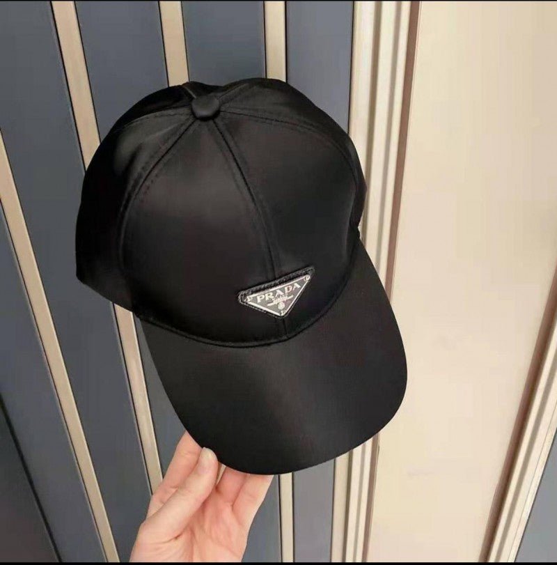 Prada_Re_Edition_Nylon_Black_Front_Logo_Premium_Unisex_Cap_(With_Safety_Box)