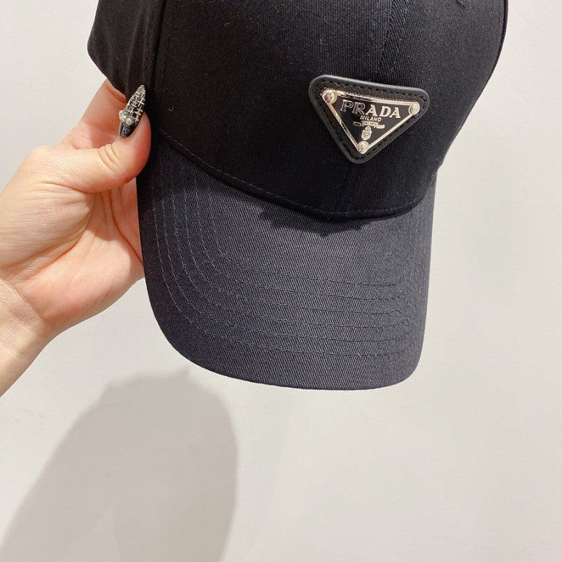 Prada_Re_Edition_Nylon_Black_Front_Logo_Premium_Unisex_Cap_(With_Safety_Box)