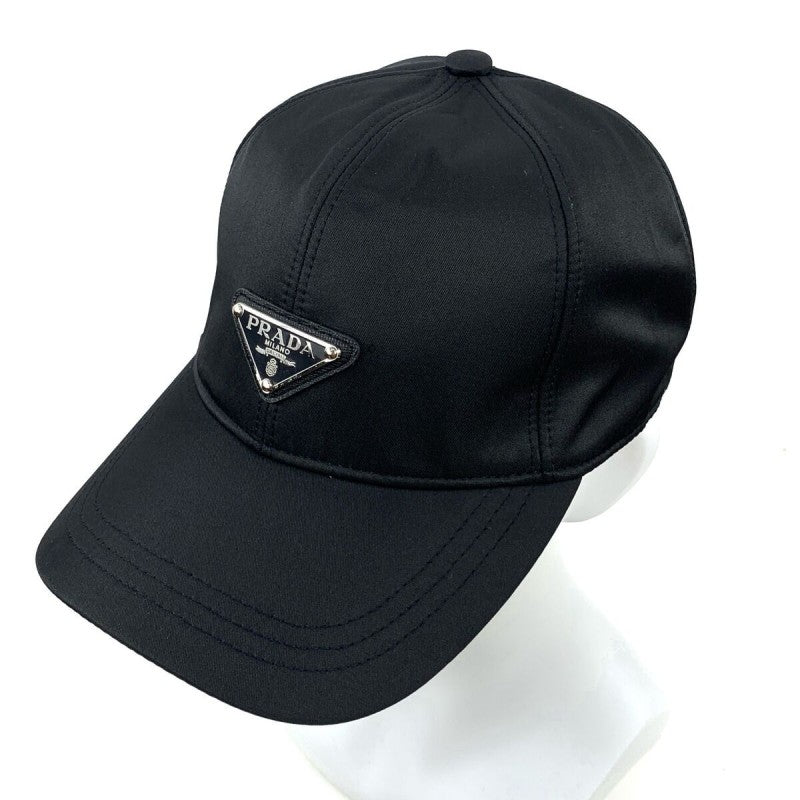 Prada_Re_Edition_Nylon_Black_Front_Logo_Premium_Unisex_Cap_(With_Safety_Box)