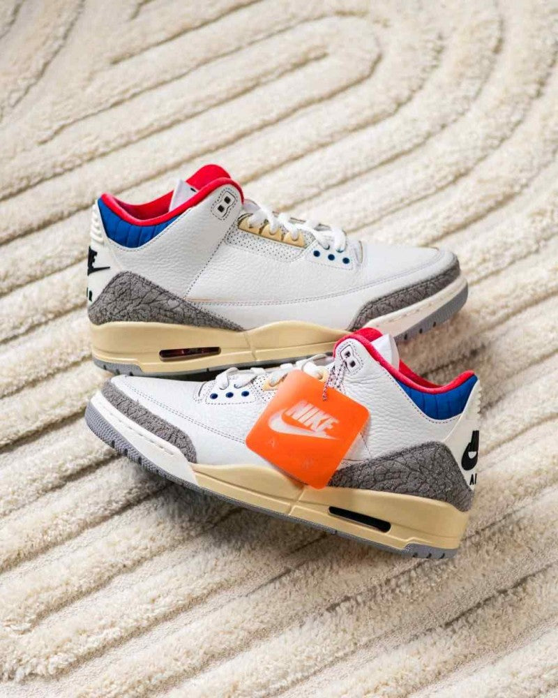 E air jordan 3 seoul 2.0 grey cement