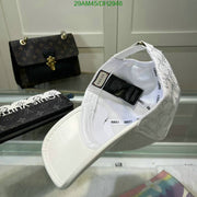 Gucci_GG_Small_Monogram_Leather_White_Premium_Unisex_Cap_With_Safety_Box