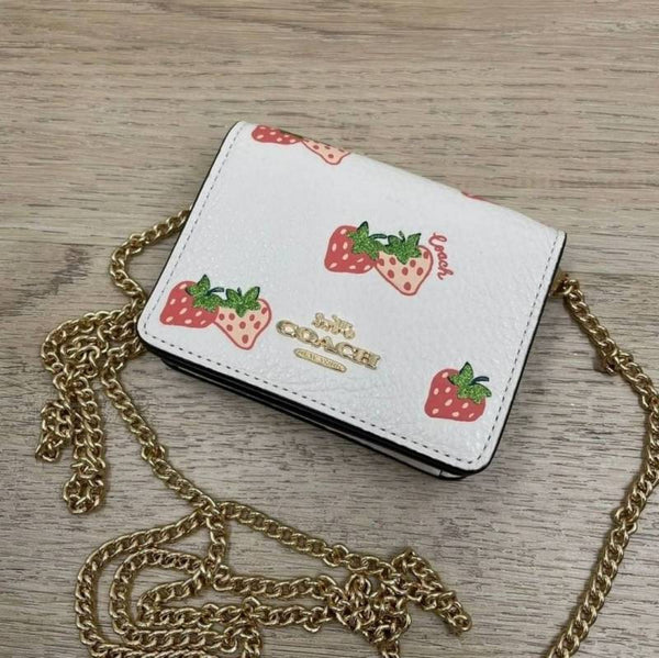 Coach Cw-2 ChainWallet With OriginalBox & DustCover