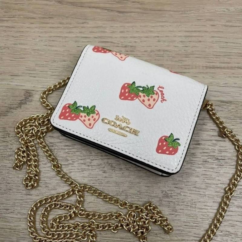 Coach Cw-2 ChainWallet With OriginalBox & DustCover