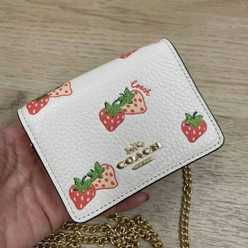 Coach Cw-2 ChainWallet With OriginalBox & DustCover
