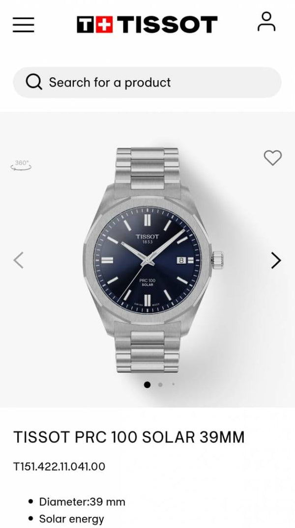 Tissot PRC 100 Solar AUTOMATIC