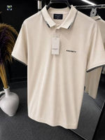 Hackett_Cream Premium Polo Tshirt