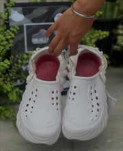 Crocs Echo Clogs White With og box and carry bag