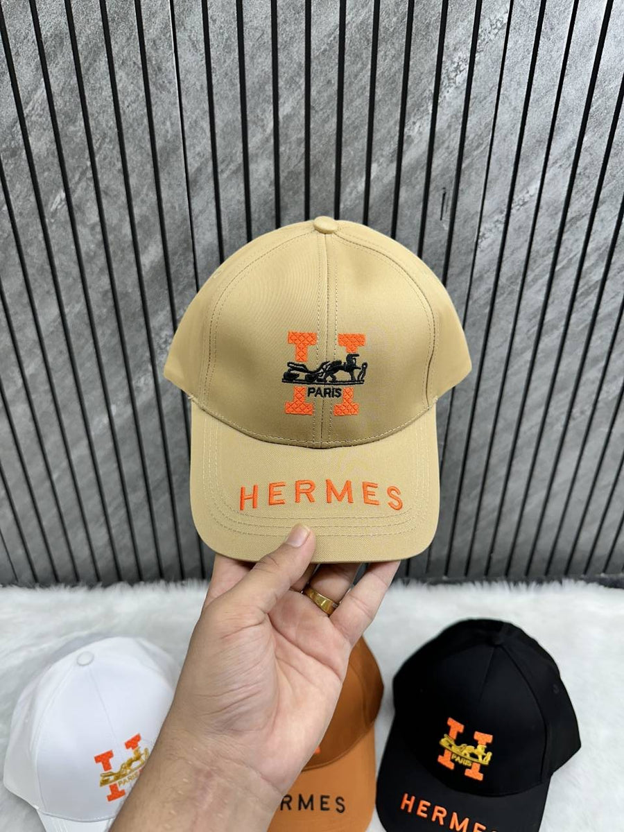 Hermes H Double Logo Sand Premium Unisex Cap
