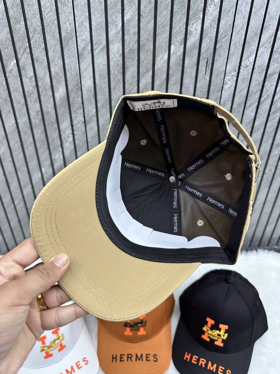 Hermes H Double Logo Sand Premium Unisex Cap