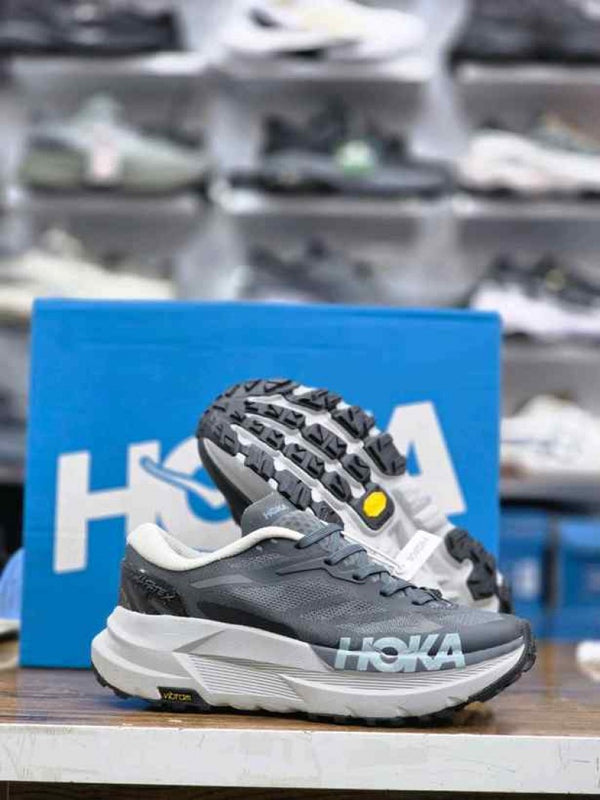 Hoka Mafate X Trail Runners Grey