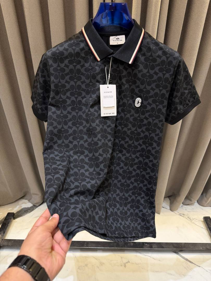 Coac Chest Logo Box Pack Polo T-shirt Black