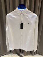 All Saints Chest Logo Full Sleeves Shirt White