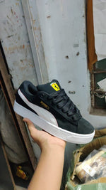 Puma Ferrarii Suede XL Black White