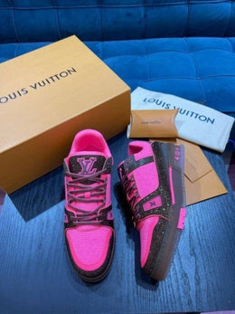 .....Loius Vutton Crystal Diamond Pink Sneaker