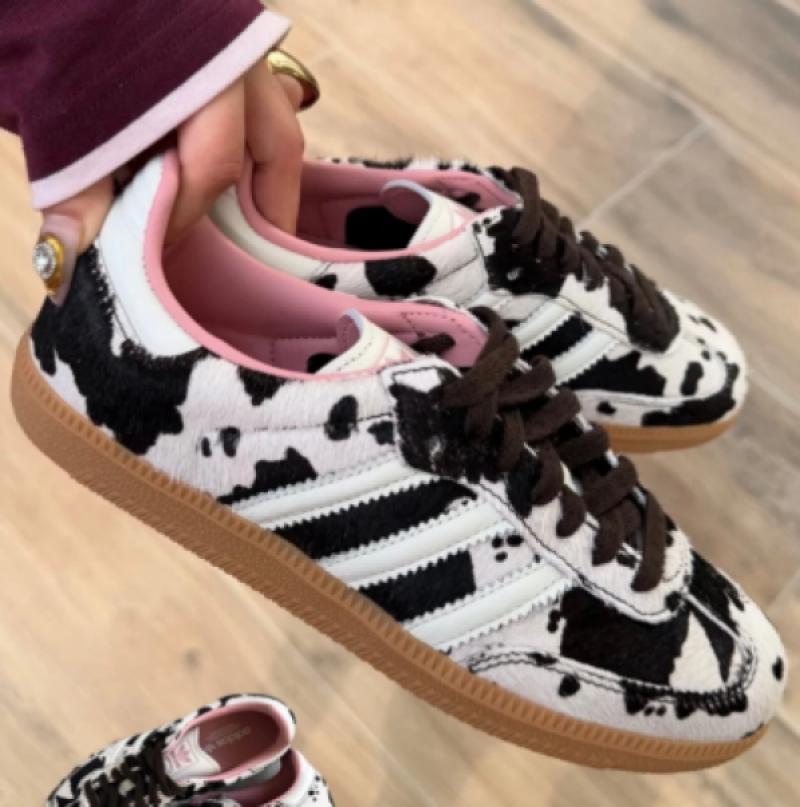 Adidas samba cow print
