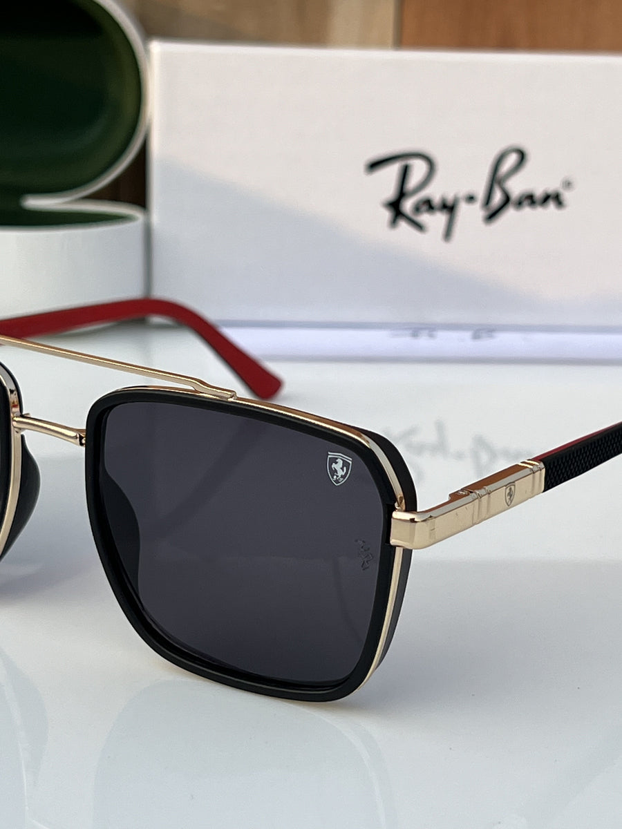 Rey ban 398 gold black