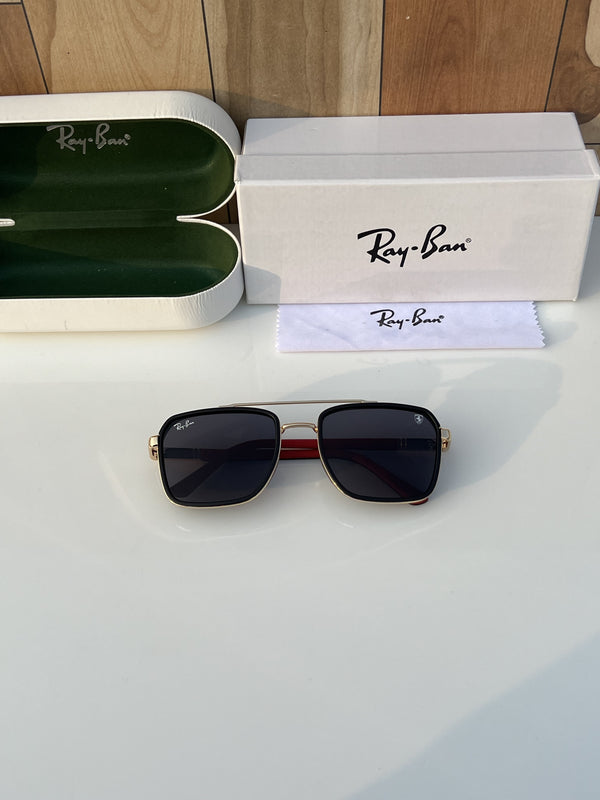 Rey ban 398 gold black