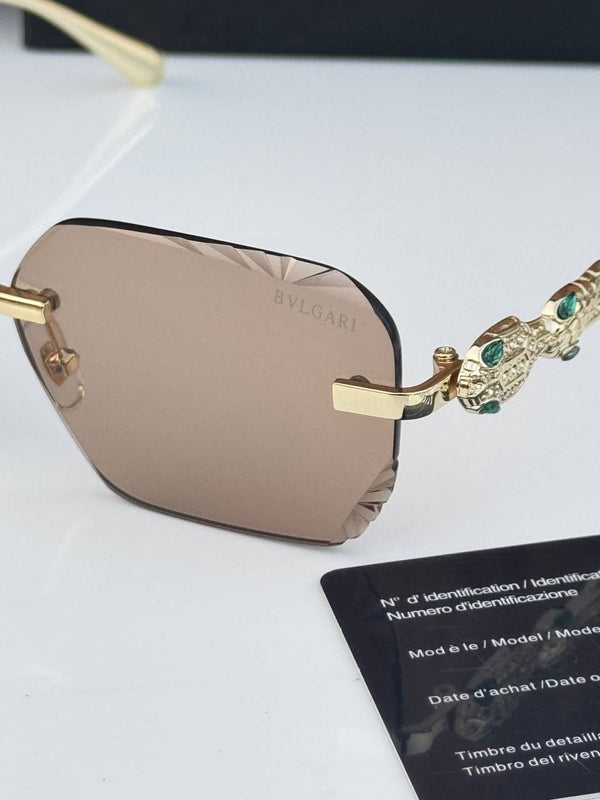 BVLGARI 2514 gold peach brown