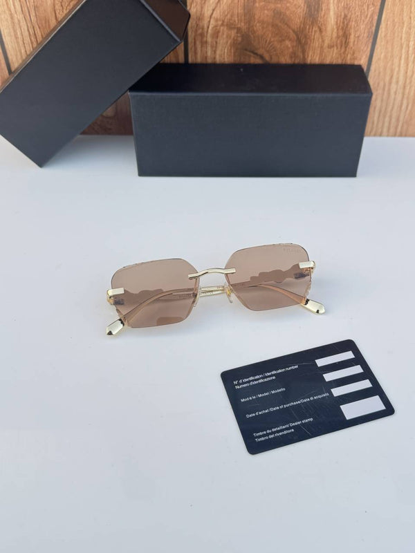 BVLGARI 2514 gold peach brown