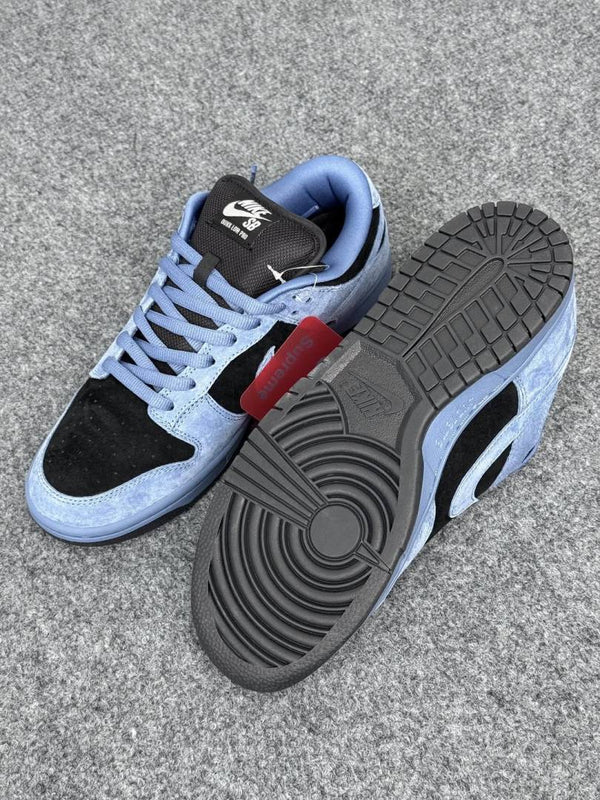 Sb Dunk Low Supreme 94 Blue Black Suede Quality