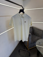 Burberry cream turkish imported knitted polo