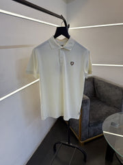 Burberry cream turkish imported knitted polo