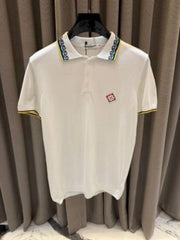 Casablanca_imported polo Tshirt White