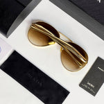 Prada 25008 gold brown shaded