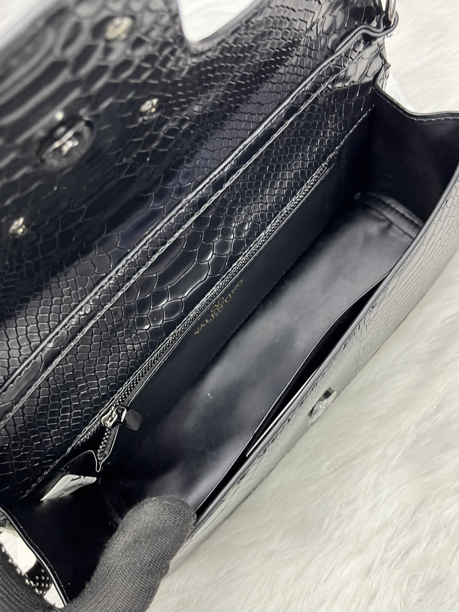 Valentino_V_Loco_Croccskin_Premium_Black_With_OriginalBox