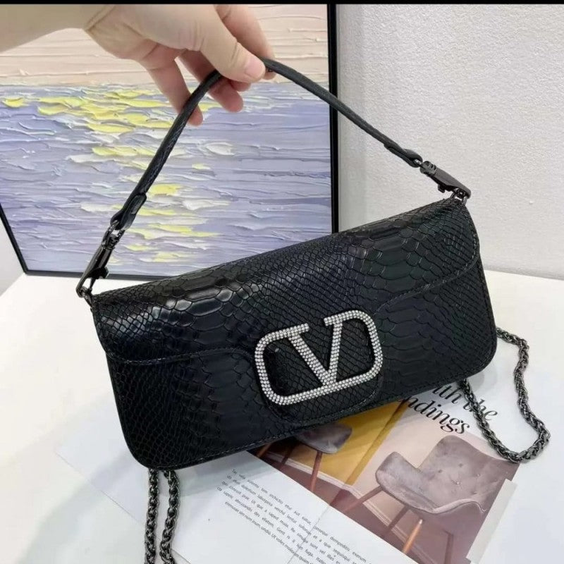 Valentino_V_Loco_Croccskin_Premium_Black_With_OriginalBox