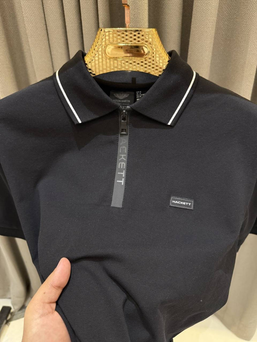 Hackett Black Polo