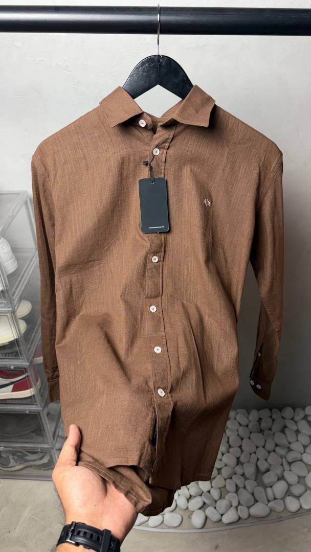 Armani Exchang e Premium Linen Shirts 2429.
