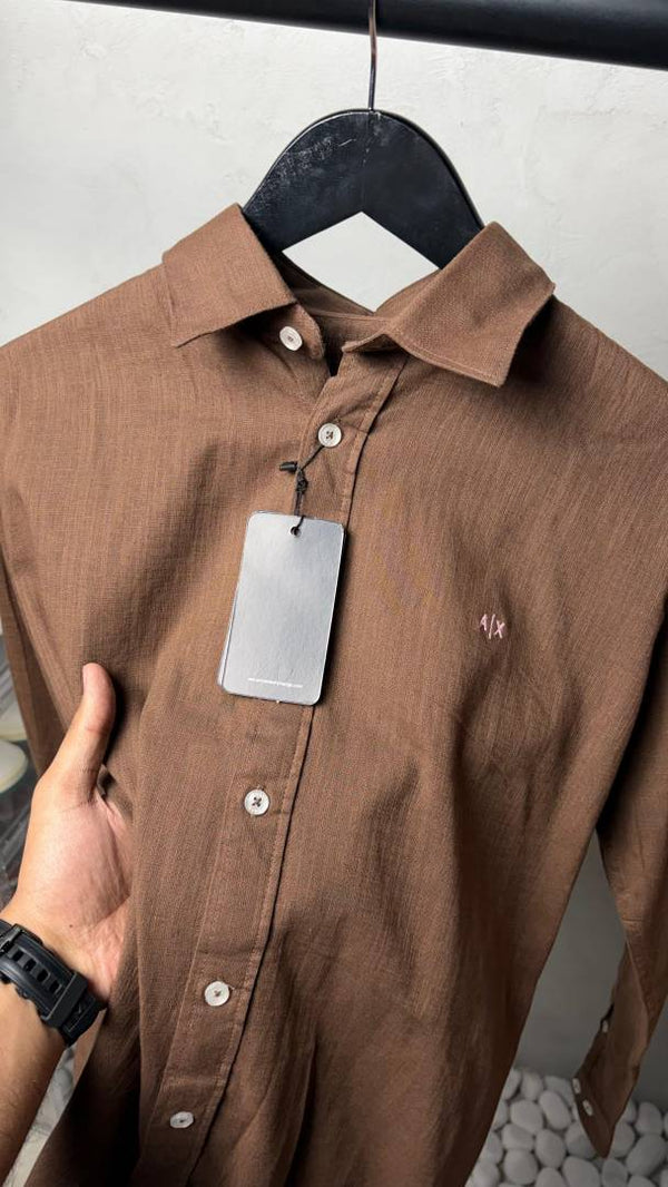 Armani Exchang e Premium Linen Shirts 2429.