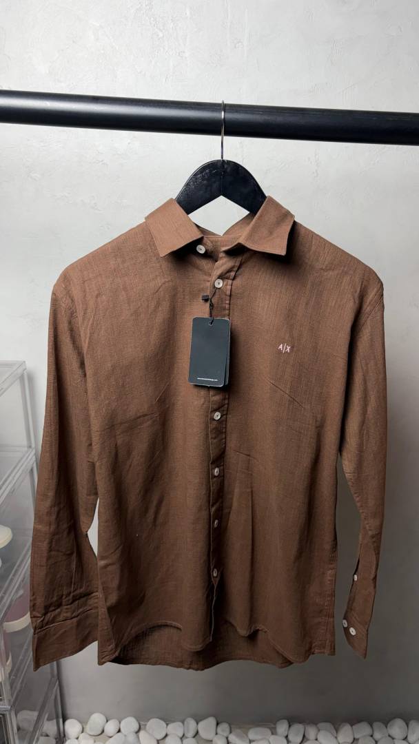 Armani Exchang e Premium Linen Shirts 2429.